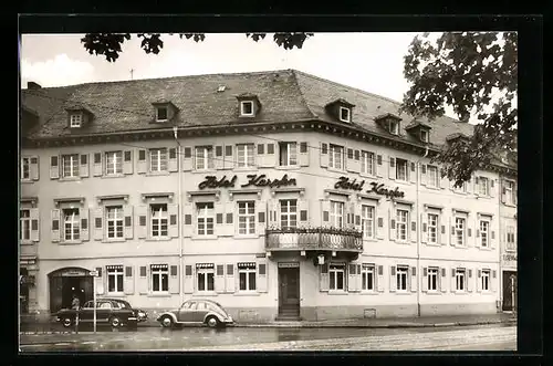 AK Karlsruhe, Hotel-Weinhaus Karpfen