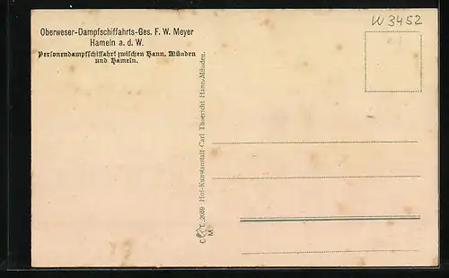 AK Bodenwerder a. d. Weser, Münchhäuser Grotte, Geburtshaus des Freiherrn, Stadtwappen