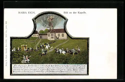 AK Maria Eich, Bild an der Kapelle