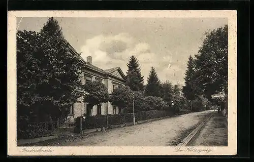 AK Friedrichroda, Villa im Herzogweg