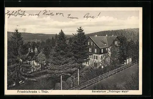 AK Friedrichroda i. Thür., Sanatorium Thüringer Wald