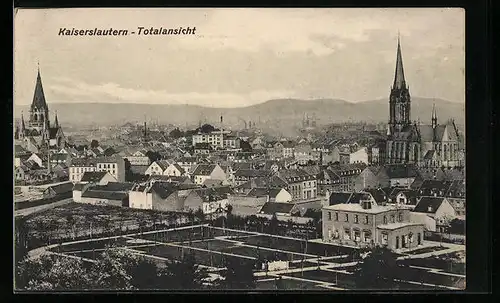 AK Kaiserslautern, Totale aus der Vogelschau