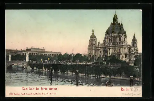 AK Berlin, Dom von der Spree aus gesehen