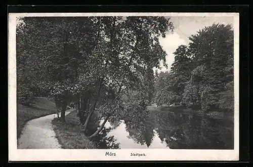 AK Mörs, Stadtparkidylle am Fluss