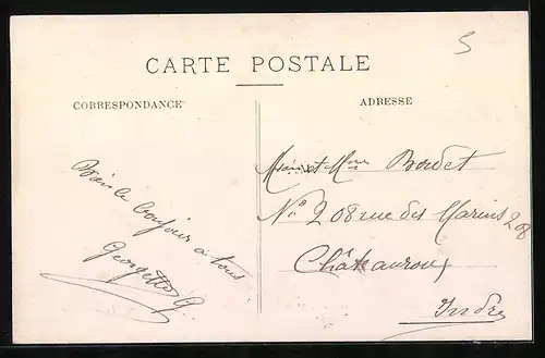 AK Bonneuil-Matours, Le Pont suspendu, Vue prise en aval rive droite de la Vienne