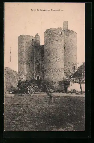 AK Lenet près Montmorillon, Tours