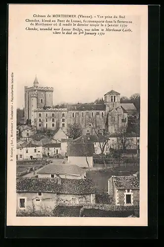 AK Morthemer, Le Château, Vue prise du Sud