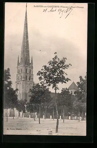 AK St-Savin-sur-Gartempe, Place d`Armes