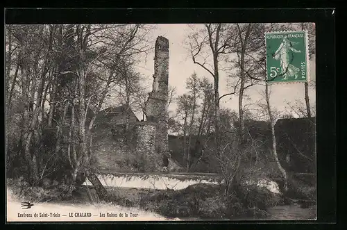 AK Le Chalard, les Ruines de la Tour