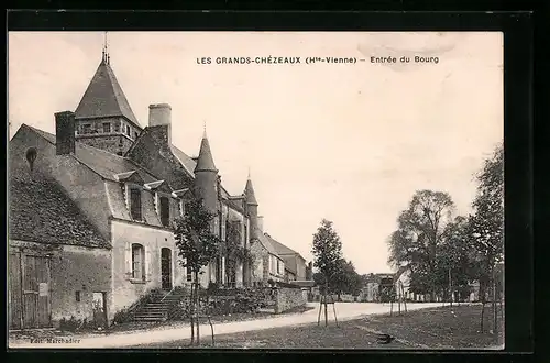 AK Les Grands-Chézeaux, Entrée du Bourg