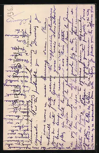 AK Rochechouart, Rue Bertrand-Bourdeau, Strassenpartie