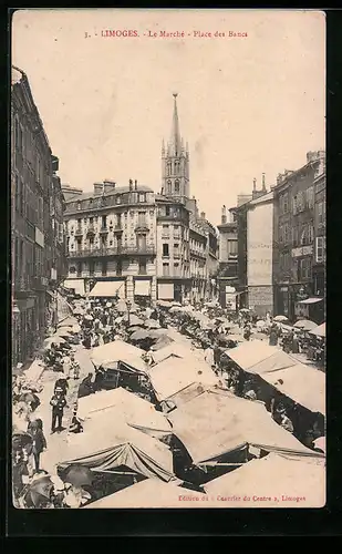 AK Limoges, Le Marché, Place des Bancs
