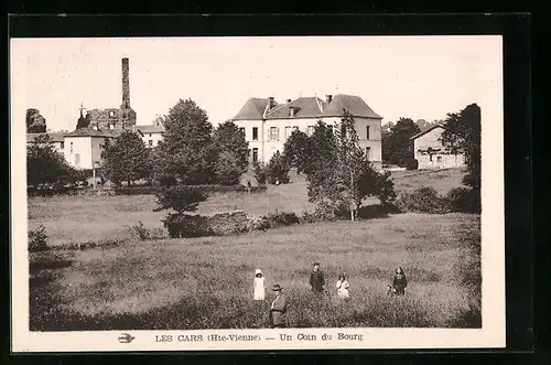 AK Les Cars, Un Coin du Bourg