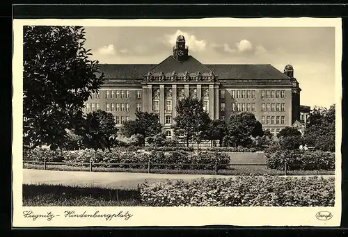 AK Liegnitz, Hindenburgplatz