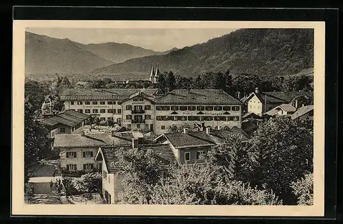 AK Tegernsee, Hotel Steinmetz mit Umgebung