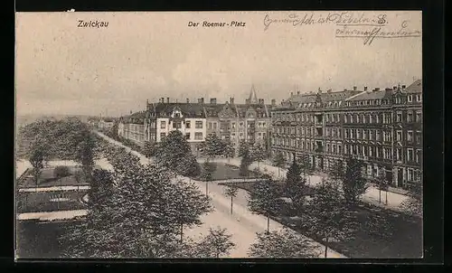 AK Zwickau i. Sa., Blick auf den Roemer-Platz