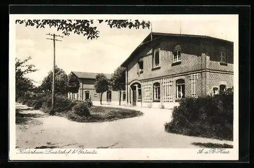 AK Grömitz, Kinderheim Lensterhof, A- und B-Haus