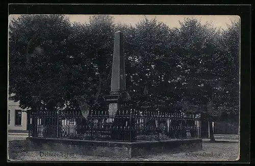 AK Delmenhorst, am Krieger-Denkmal