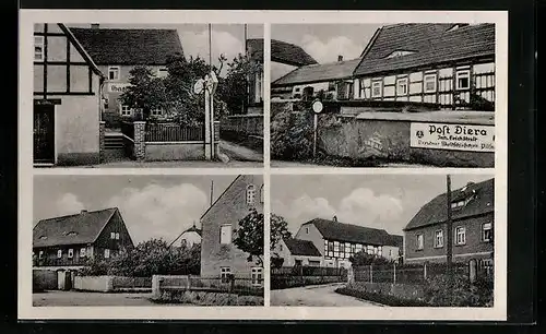 AK Diera, Gasthaus Zur Post, Bes. Erich Streit