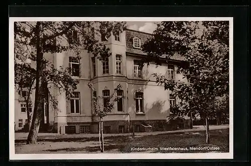 AK Niendorf / Ostsee, Kinderkurheim Westfalenhaus