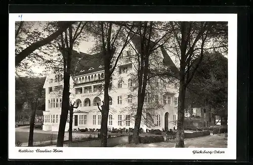 AK Glücksburg / Ostsee, Matthias Claudius-Heim