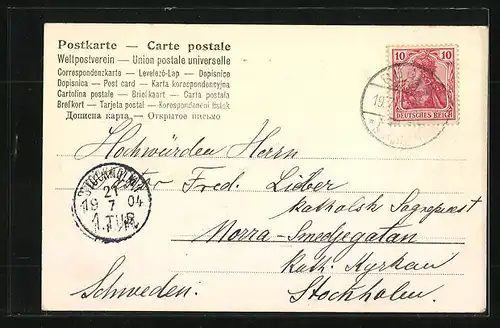 AK Berlin, Königliches Schloss mit Pferdewägen