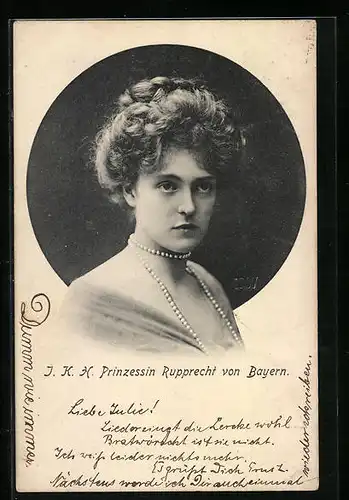 AK I. K. H. Prinzessin Rupprecht von Bayern