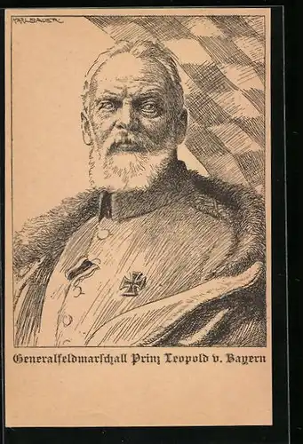 AK Generalfeldmarschall Prinz Leopold von Bayern