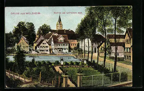 AK Welzheim, Partie am unteren See