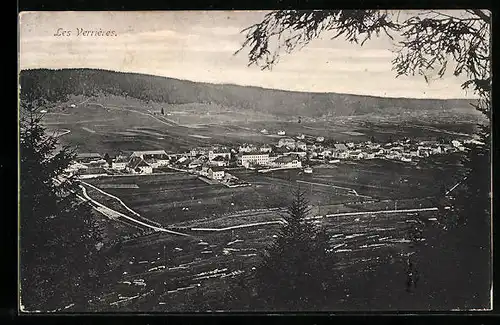 AK Les Verrières, Ortsansicht
