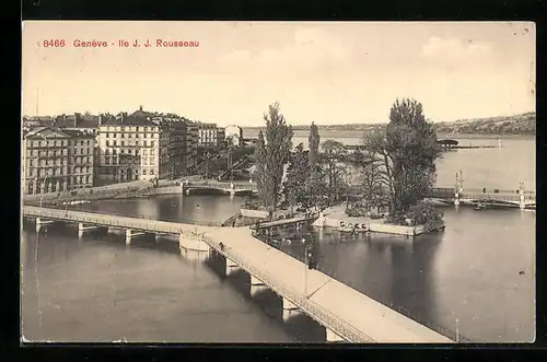 AK Genève, Ile J. J. Rousseau