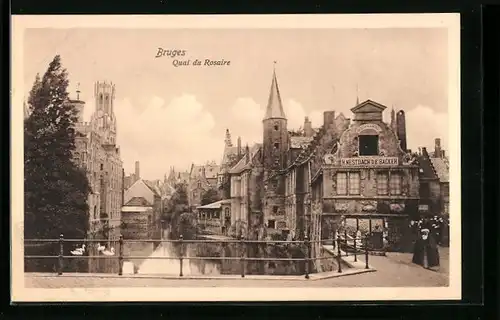 AK Bruges, Quai du Rosaire