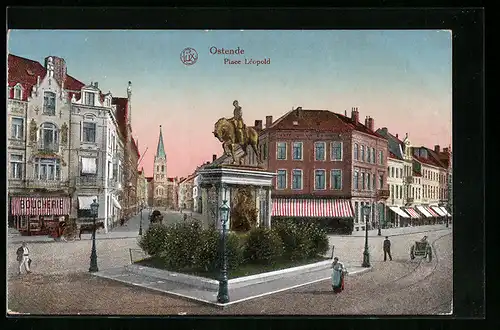 AK Ostende, Place Léopold