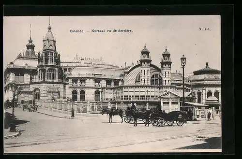 AK Ostende, Kursaal vu de derrière