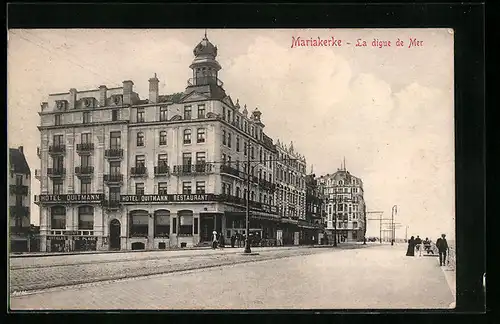 AK Mariakerke, la Digue de Mer