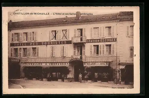 AK Chatillon-de-Michaille, l'Hotel et ses Salles ombragèes