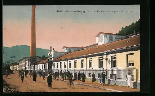 AK Saint-Rambert-en-Bugey, Usines de Schappe, la Filature