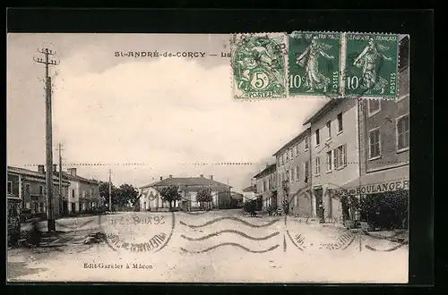 AK Saint-André-de-Corcy, la Place