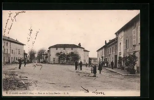 AK Saint-André-de-Corcy, Place de la Croix-Blanche