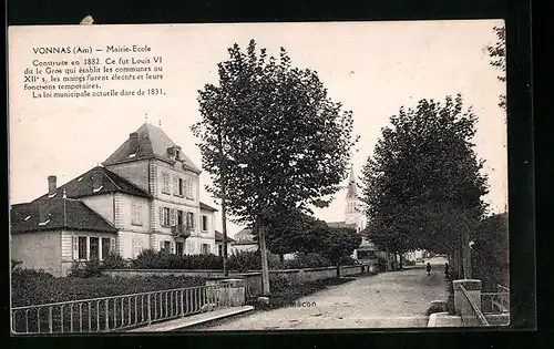 AK Vonnas, Mairie-Ecole