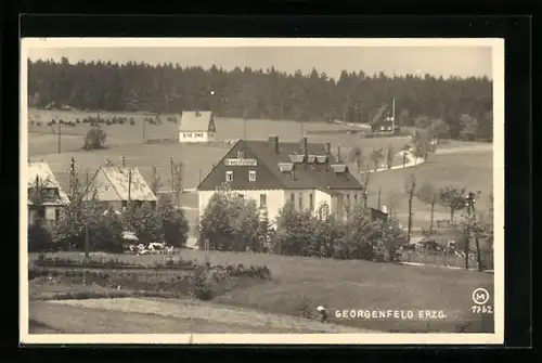 AK Georgenfeld / Erzgeb., Gasthaus Grenzsteinhof