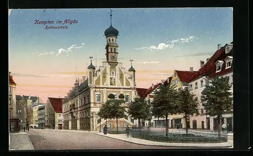 AK Kempten i. Allgäu, Rathausplatz