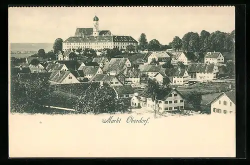 AK Markt Oberdorf, Totalansicht