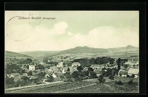 AK Gersfeld / Rhöngebirge, Totalansicht