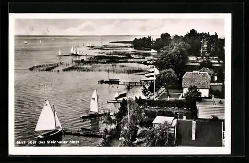 AK Steinhude am Meer, Gesamtansicht mit Ufer