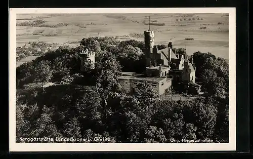 AK Görlitz, Berggasthaus Landeskrone