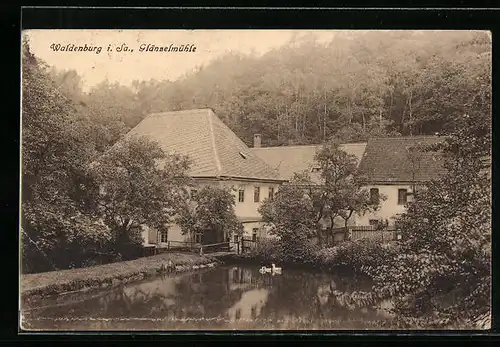 AK Waldenburg i. Sa., Glänselmühle