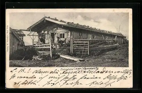 AK Bad Reichenhall, Gasthaus Zwieselalm