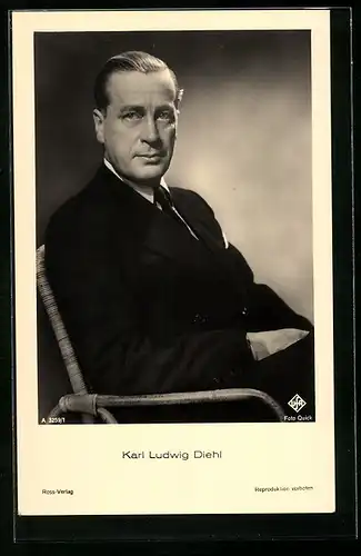 AK Schauspieler Karl Ludwig Diehl