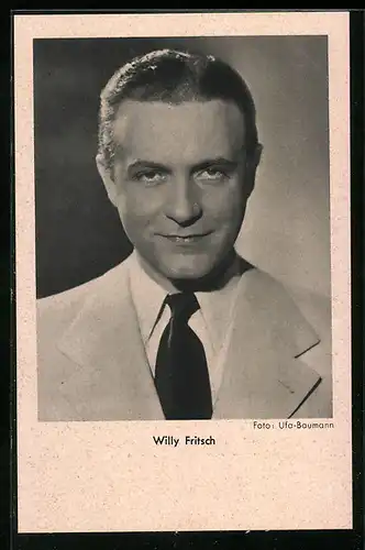 AK Schauspieler Willy Fritsch im Anzug
